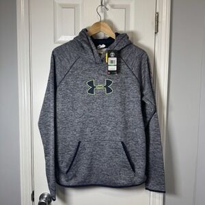 Under Armour Storm 1 Hoodie Women's Large Navy & Grey Marled NWT